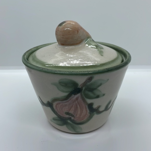 Louisville Pottery, John B. Taylor, “Harvest Pear,” sugar and creamer. - Picture 8 of 14